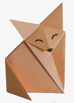 纸折狐狸素材
