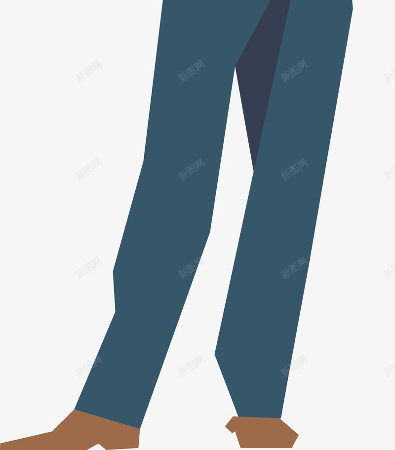 人物插画站立的男人png免抠素材_新图网 https://ixintu.com 人物插画 双手环抱 戴眼镜 扭头看 站立的男人 西装革履