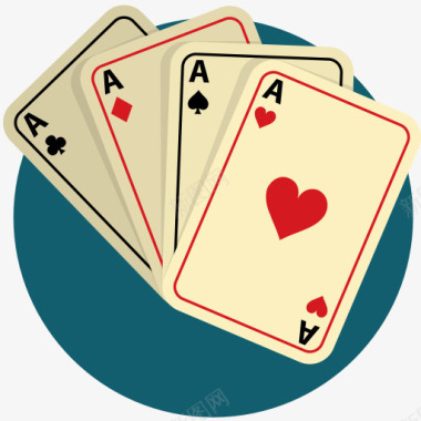 卡赌博游戏玩扑克orbicons免费图标图标