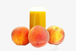 三个水蜜桃实物水蜜桃果汁高清图片