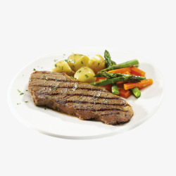 单个铁板沙朗牛排丸子沙朗牛排西餐食品高清图片