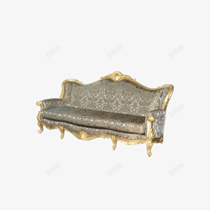 欧式沙发png免抠素材_新图网 https://ixintu.com 古典复古 家具 布艺沙发 时尚 欧式沙发 软装