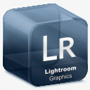 LRLR灰色方形图标高清图片