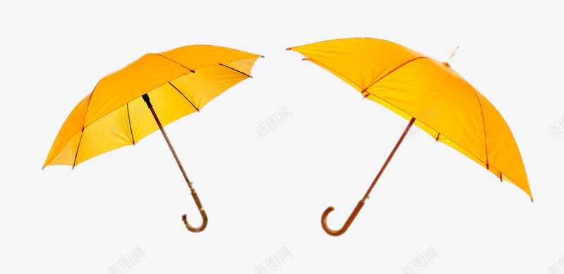 两把黄色雨伞png免抠素材_新图网 https://ixintu.com png图片素材 免费png 免费png元素 太阳伞 装饰素材 雨伞 高清免费png素材