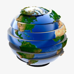 地球截面素材地球造型高清图片