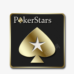 扑克星星BlackGoldicons图标png_新图网 https://ixintu.com Poker Stars 扑克 星星
