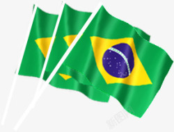 里约奥运会巴西旗帜素材