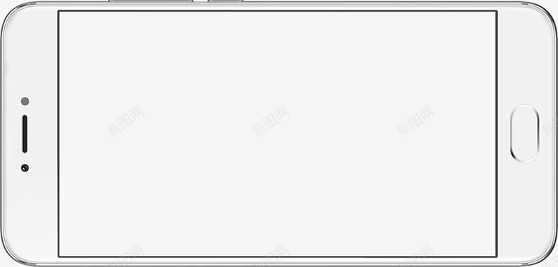 手绘创意白色的手机造型png免抠素材_新图网 https://ixintu.com 创意 手机 白色 造型