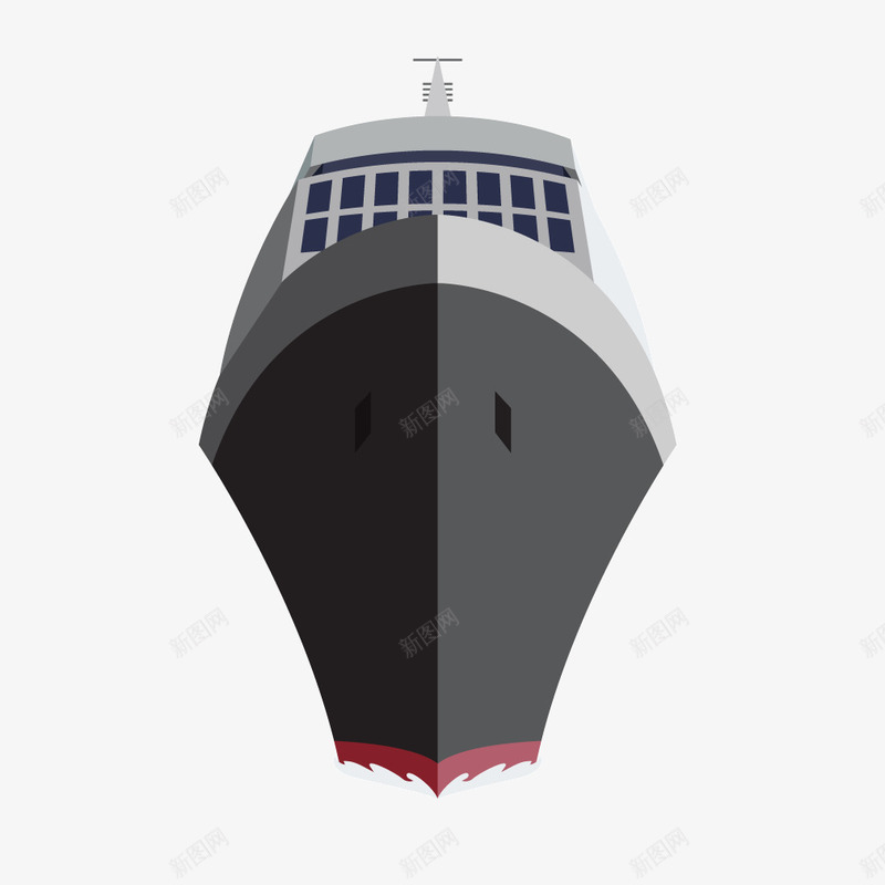 黑色轮船货物运输航海png免抠素材_新图网 https://ixintu.com 航海 货物 轮船 运输 黑色