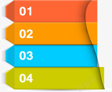 分类栏目设计彩色栏目分类高清图片