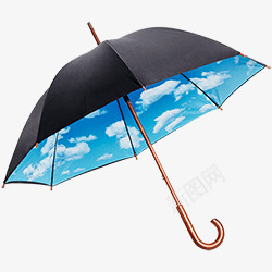 云朵黑色雨伞png免抠素材_新图网 https://ixintu.com 云朵 图片 雨伞 黑色