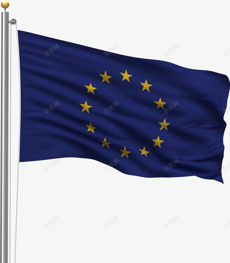 欧盟国旗png免抠素材_新图网 https://ixintu.com 旗帜 欧盟 欧盟国旗