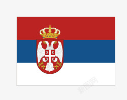 维亚塞尔维亚国旗矢量图高清图片