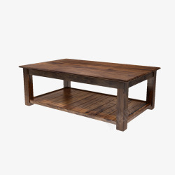 棕色长条矮案桌棕色木头桌子高清图片