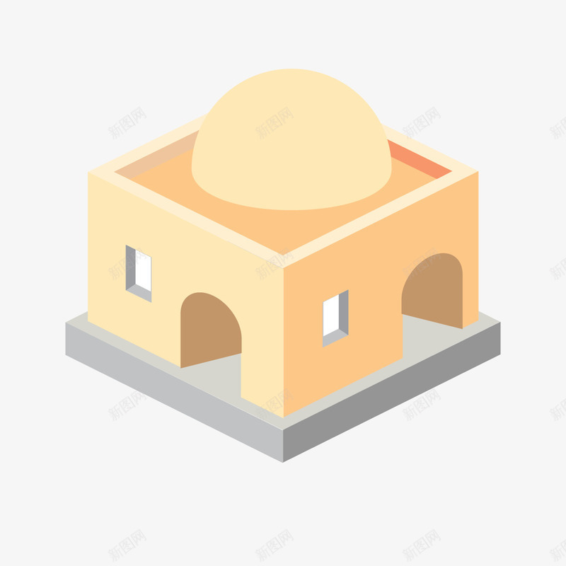 房子模型图png免抠素材_新图网 https://ixintu.com 居民房子 建筑 形状 房地产 立体