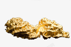 黄色金矿石素材