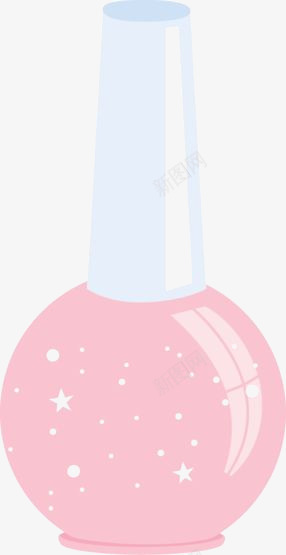 粉色玻璃瓶指甲油png免抠素材_新图网 https://ixintu.com 指甲油 玻璃 粉色 美妆美甲素材