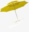 一把黄色的雨伞素材