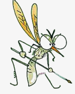 蚊子卡通形象素材