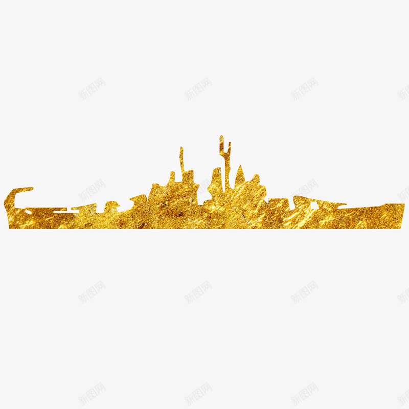 轮船png免抠素材_新图网 https://ixintu.com 交通工具 剪影 航海 船 邮轮 金箔纸