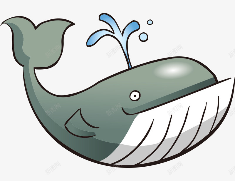 海洋psd免抠素材_新图网 https://ixintu.com 动物 戏水 海洋素材 海豚