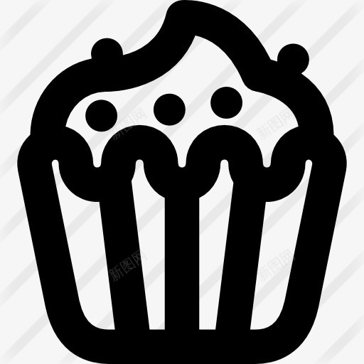 蛋糕图标png_新图网 https://ixintu.com 松饼 烘焙 甜 甜点 蛋糕 面包 食品 食品和餐厅