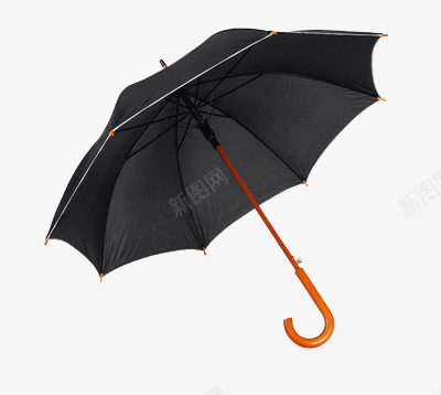 一把半自动雨伞png免抠素材_新图网 https://ixintu.com 手把 防淋 雨天 黑色