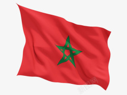 摩洛哥特色国旗摩洛哥高清图片