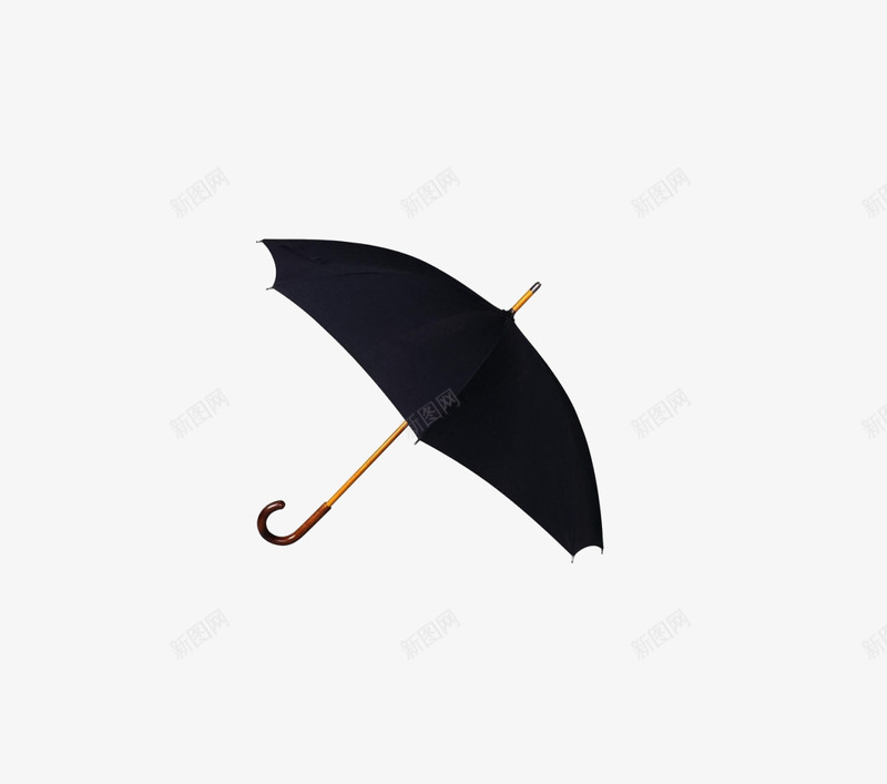 黑色雨伞psd免抠素材_新图网 https://ixintu.com 伞 雨伞 雨具 黑色