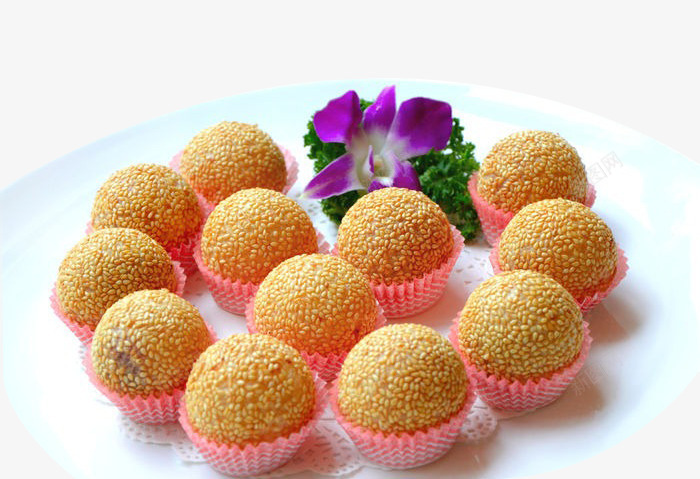 芝士紫薯球png免抠素材_新图网 https://ixintu.com 产品实物 甜品 紫薯球 美味 美食 芝士 面包