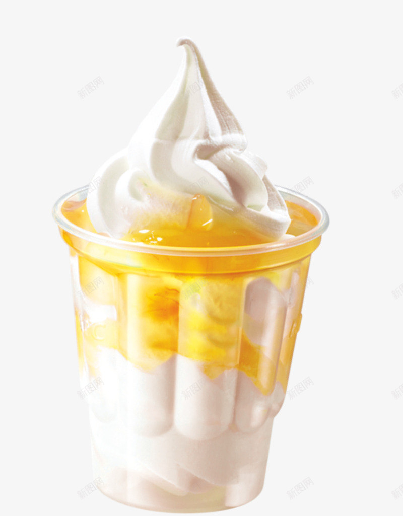 冰淇淋psd免抠素材_新图网 https://ixintu.com 冰淇淋 冷饮 杯装冰激凌 甜品