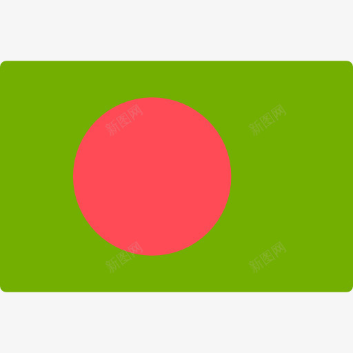 孟加拉图标png_新图网 https://ixintu.com 世界 国家 孟加拉 旗帜 民族