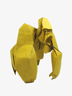 大猩猩折纸艺术素材