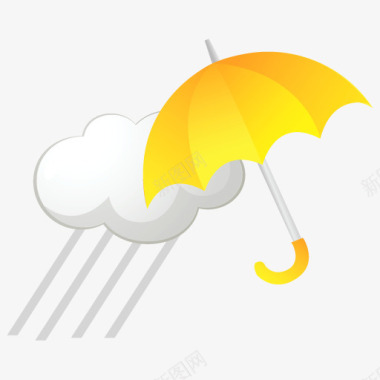雨伞指数图标图标