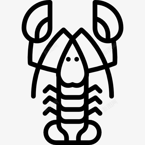 龙虾图标png_新图网 https://ixintu.com 动物 海洋生物 食品 食品和餐厅 龙虾