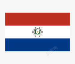 巴拉圭国旗矢量图素材