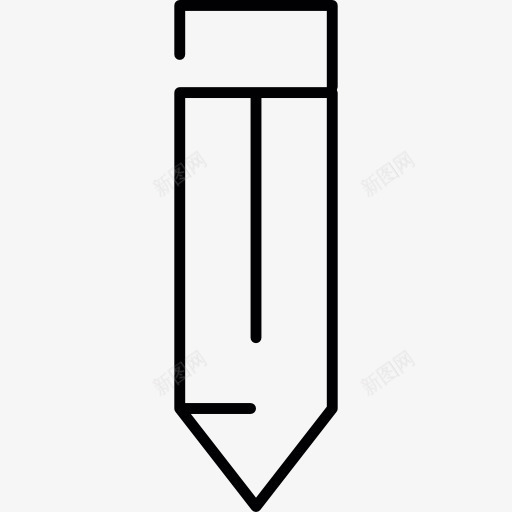 铅笔学校图标png_新图网 https://ixintu.com 写 工具和器具 画画 铅笔 铅笔蜡笔