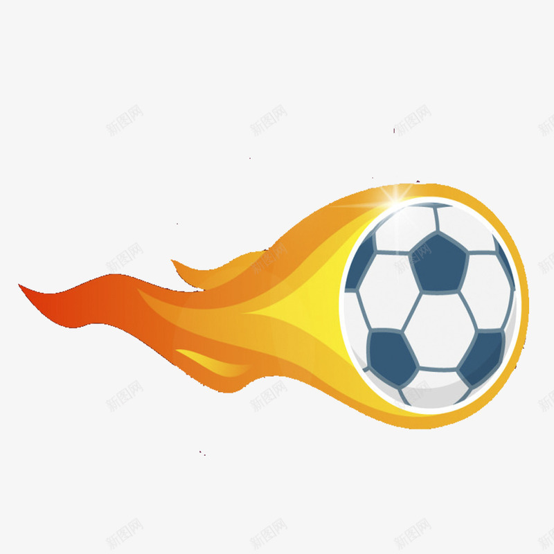 足球火矢量图eps免抠素材_新图网 https://ixintu.com 火焰 装饰 足球 运动 矢量图
