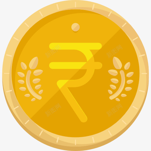 卢比图标png_新图网 https://ixintu.com 卢比 印度 商业 商业和金融 商务 外汇 货币 钱 银行