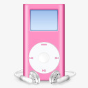 iPod迷你粉红MP3播放器iPod素材