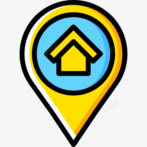 占位符图标png_新图网 https://ixintu.com 占位符 地图 地图上的位置 地图指针 房地产 接口引脚 迹象