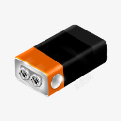 电池供电电池方形电池供电图标高清图片