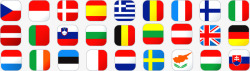 欧盟国家旗帜素材