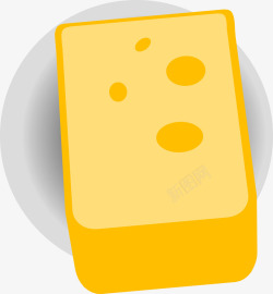 奶酪西餐矢量图素材