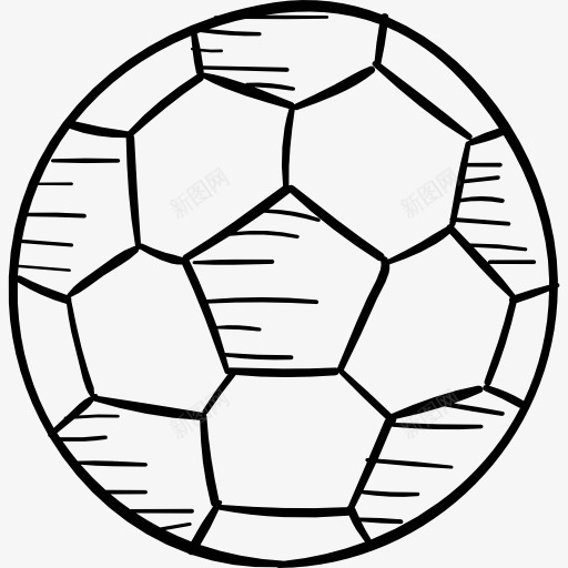 足球图标png_新图网 https://ixintu.com 体育 操场上 玩足球游戏 足球