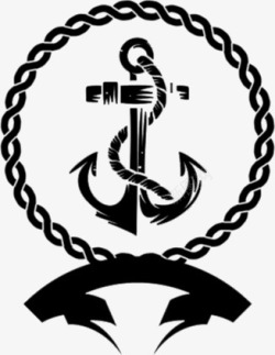 黑色海盗元素航海素材