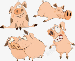 猪八戒卡通调皮的卡通小猪高清图片