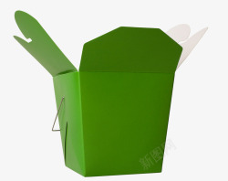 绿色食物纸盒素材