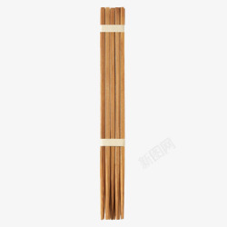 10双装竹筷素材
