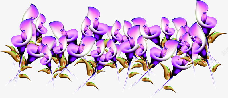 创意海报卡通紫色喇叭花png免抠素材_新图网 https://ixintu.com 创意 卡通 喇叭花 海报 紫色